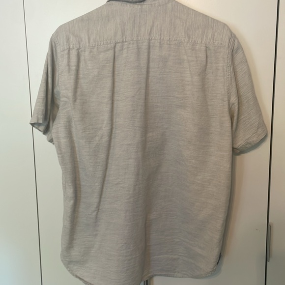 Lucky brand Button down shirt ivory cream M - Picture 5 of 5